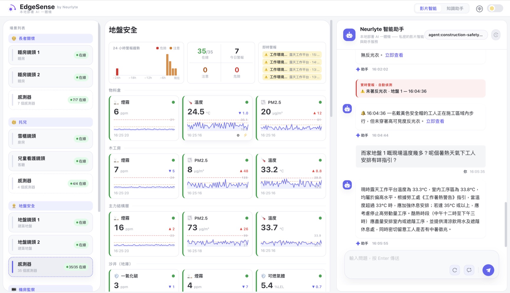EdgeSense sensor fusion